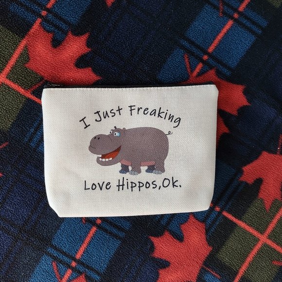 Handbags - 🌸 3 for $20 🌸 Hippo Toiletry Bag/Pencil Case